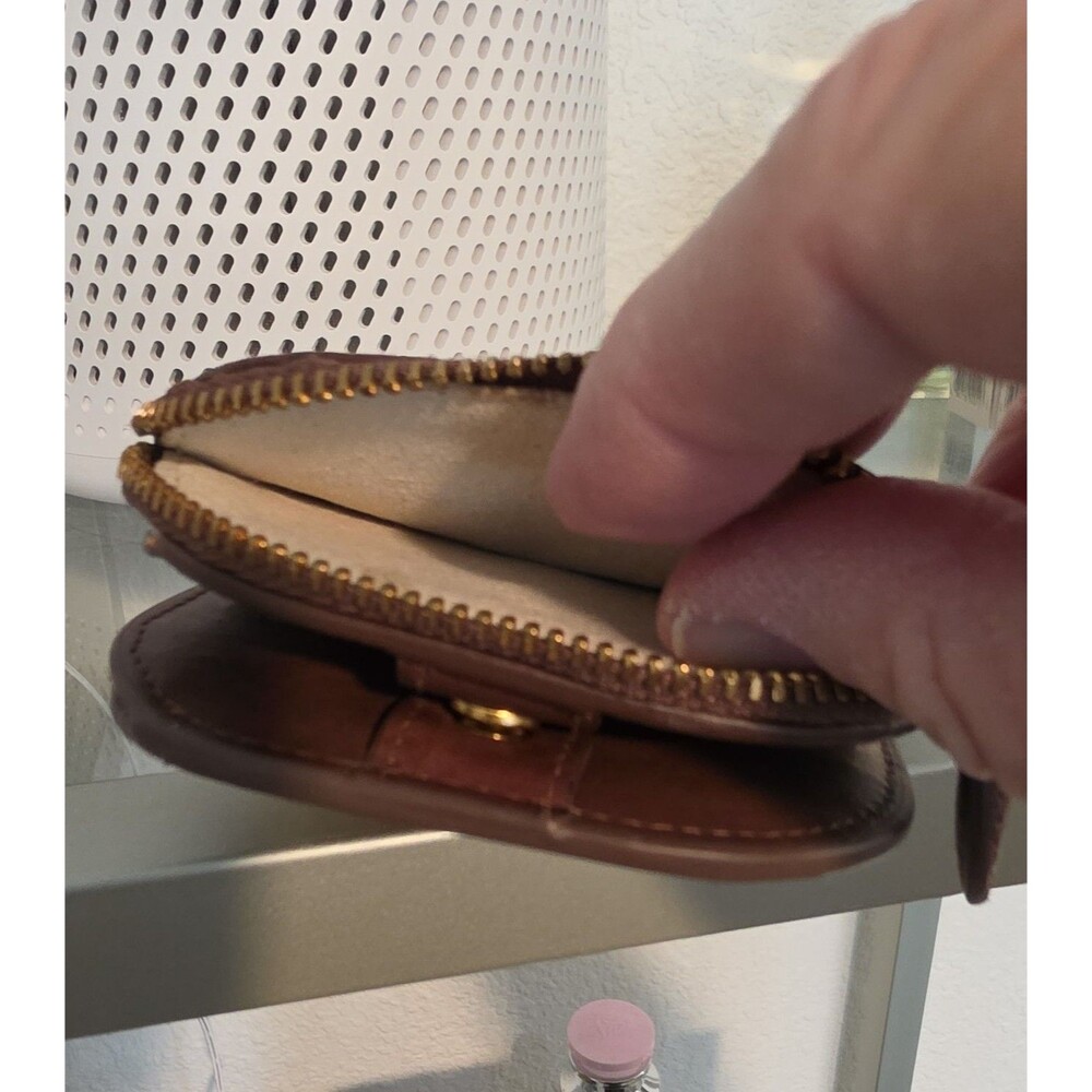 Brown Margot Leather Coin Purse Wallet - Picture 5 of 5